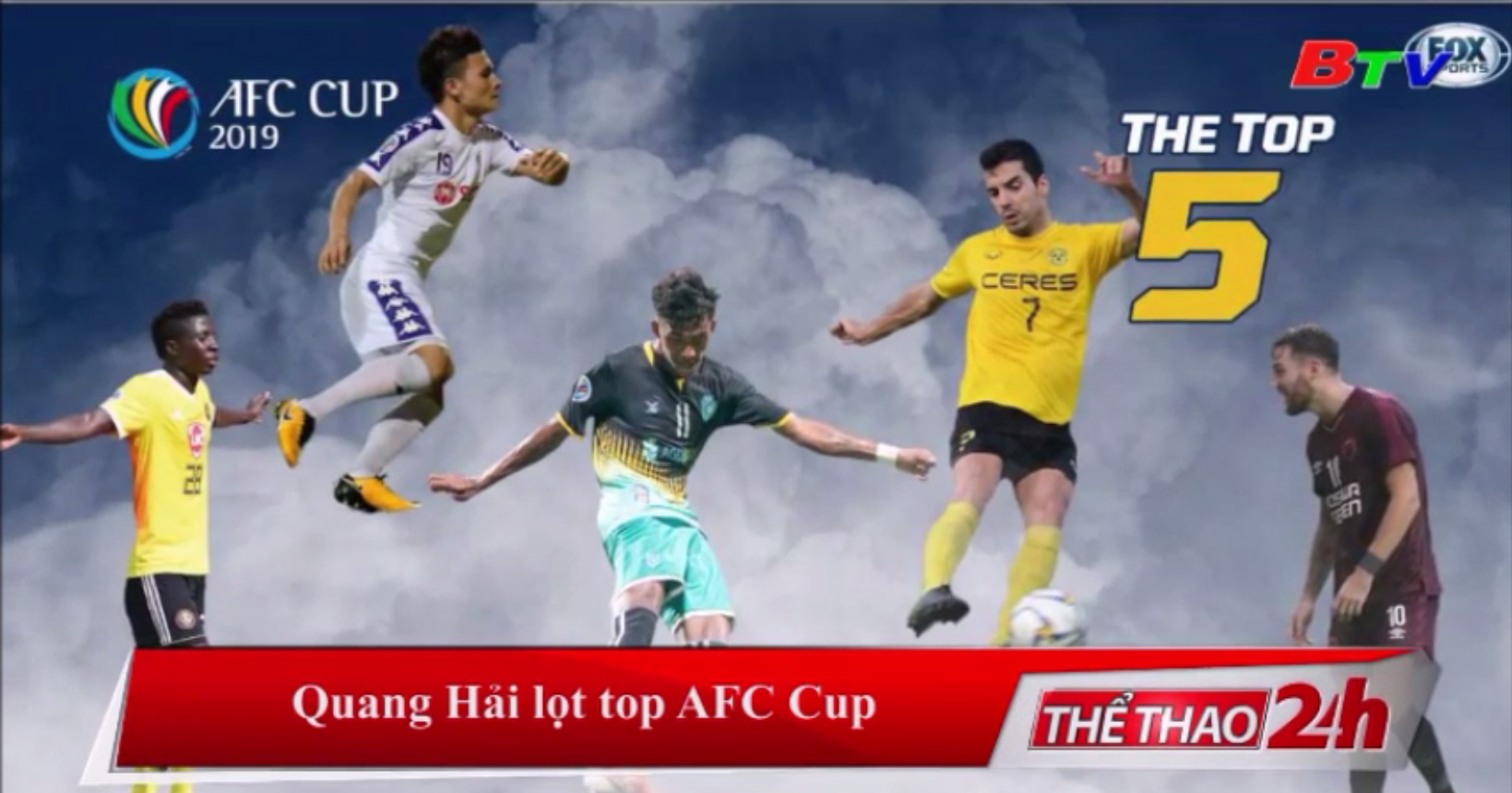 Quang Hải lọt top AFC Cup