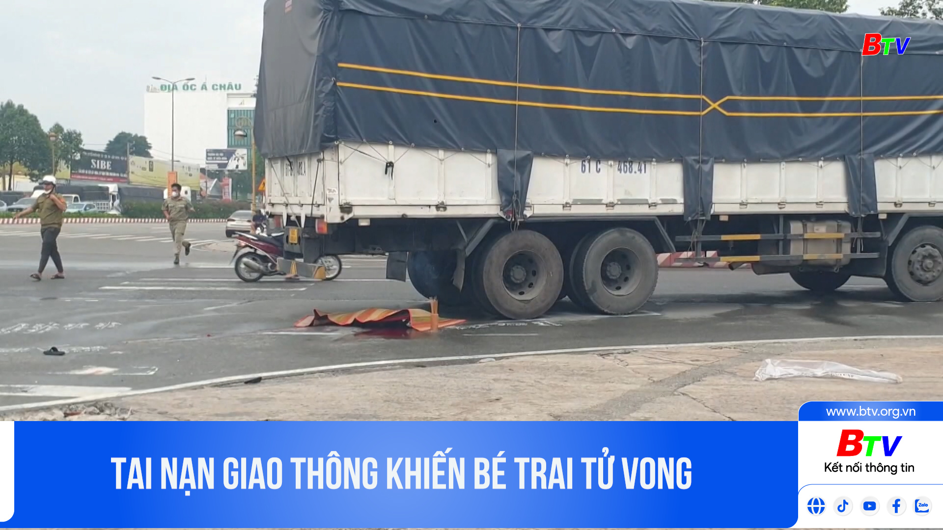 Tai nạn giao thông khiến bé trai tử vong	