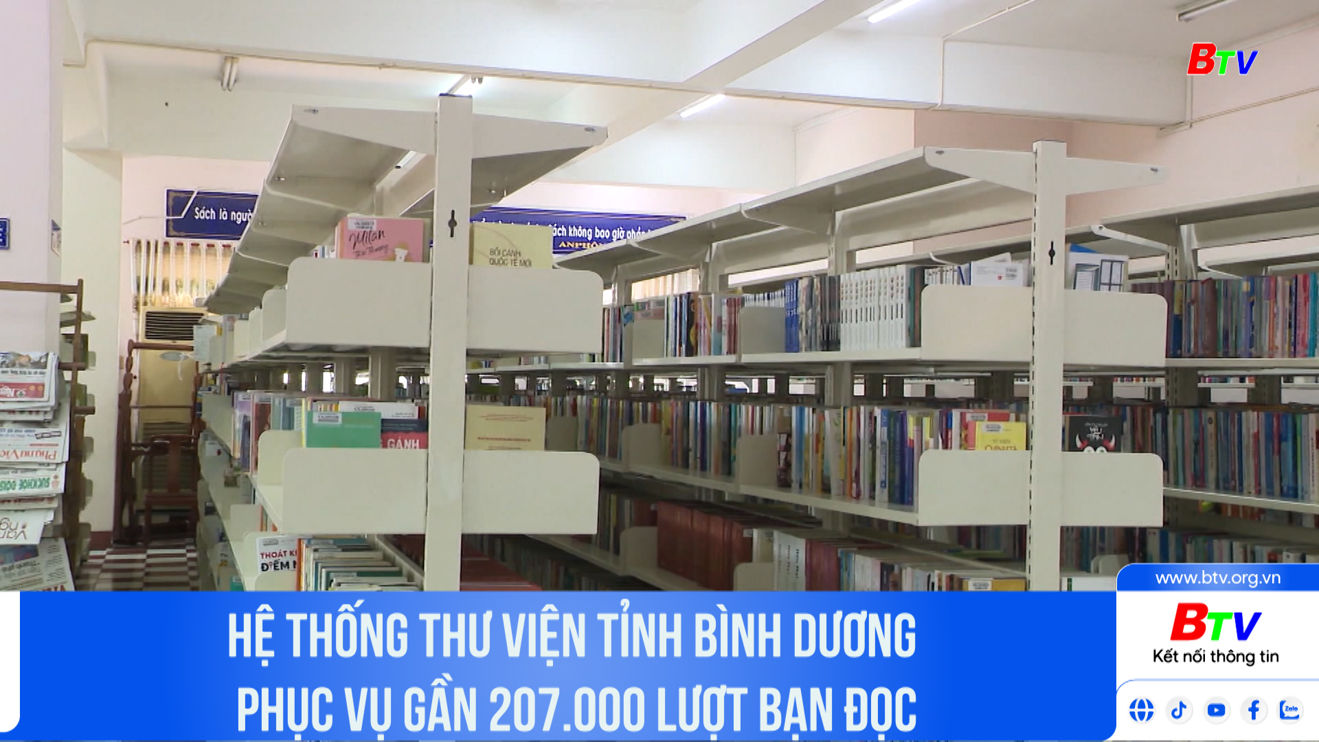 Hệ thống thư viện tỉnh Bình Dương phục vụ gần 207.000 lượt bạn đọc	