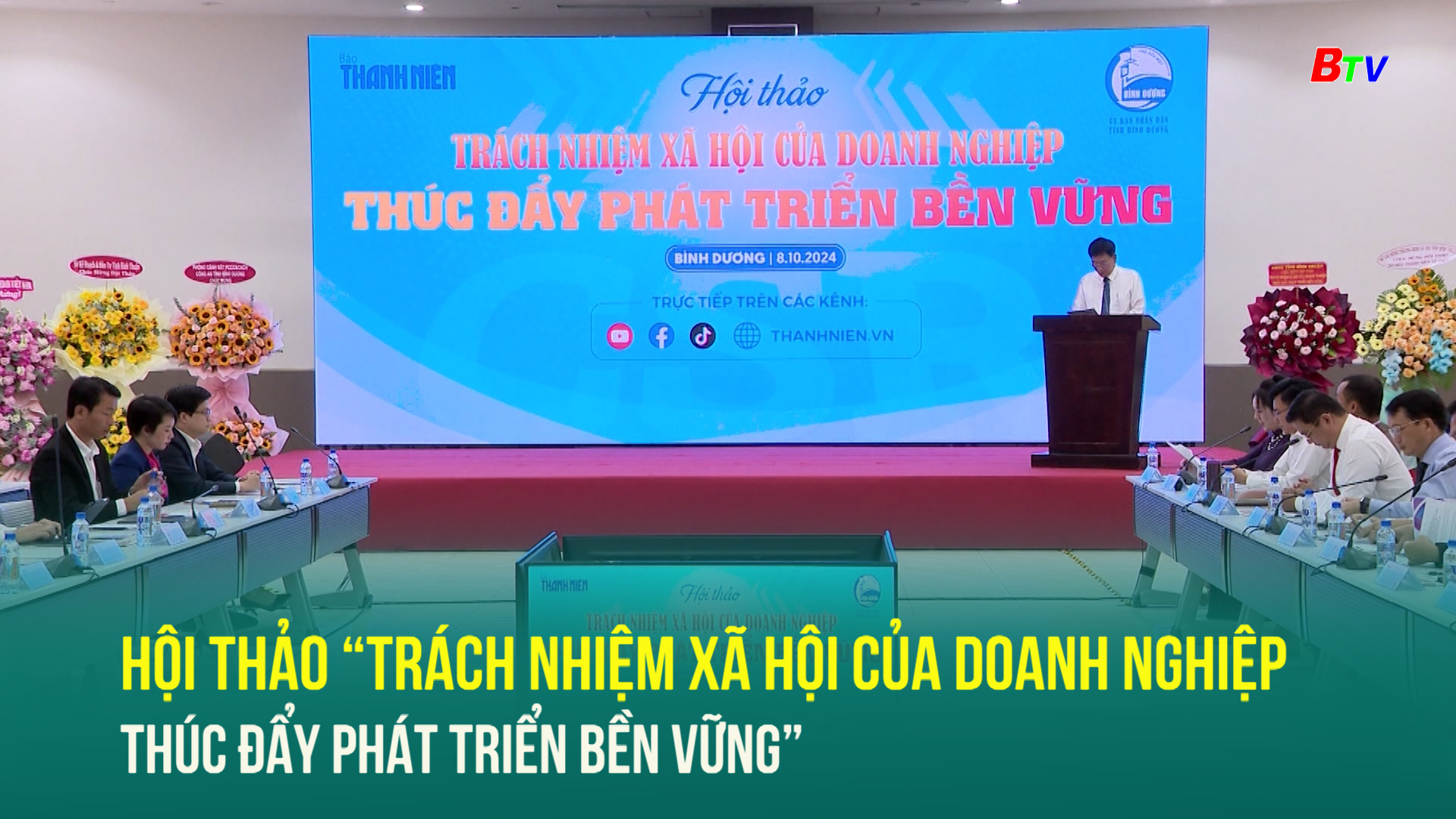 Hội thảo “Trách nhiệm xã hội của doanh nghiệp thúc đẩy phát triển bền vững”