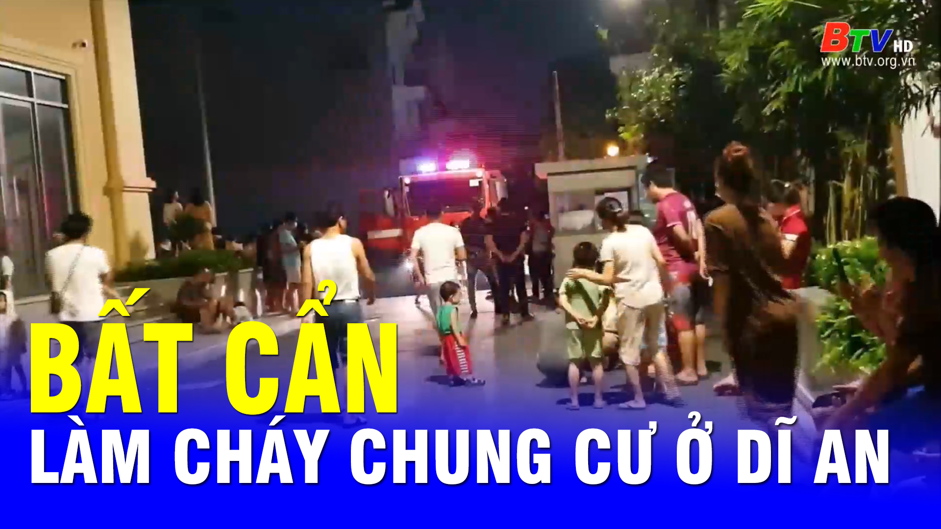 Bất cẩn làm cháy chung cư ở Dĩ An