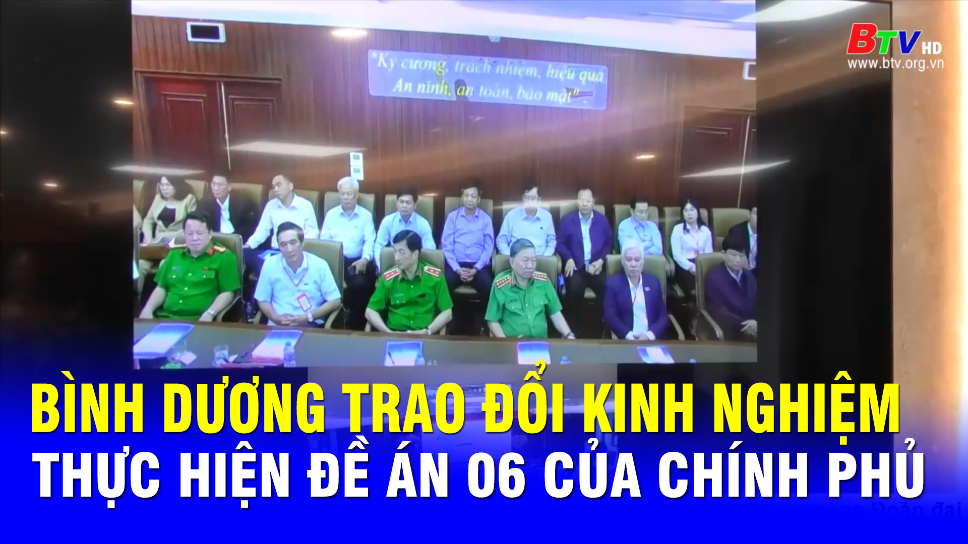 Bình Dương trao đổi kinh nghiệm thực hiện Đề án 06 của Chính phủ