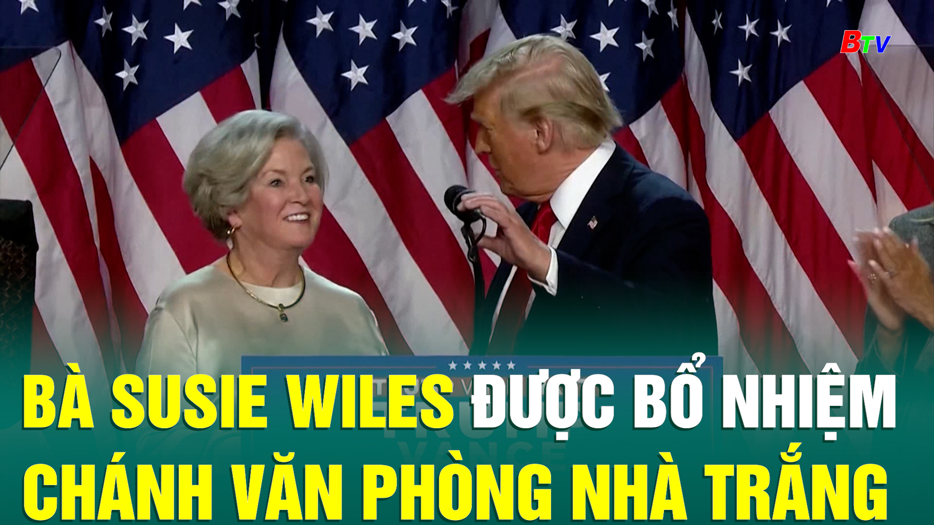 Bà Susie Wiles được bổ nhiệm Chánh Văn phòng Nhà Trắng