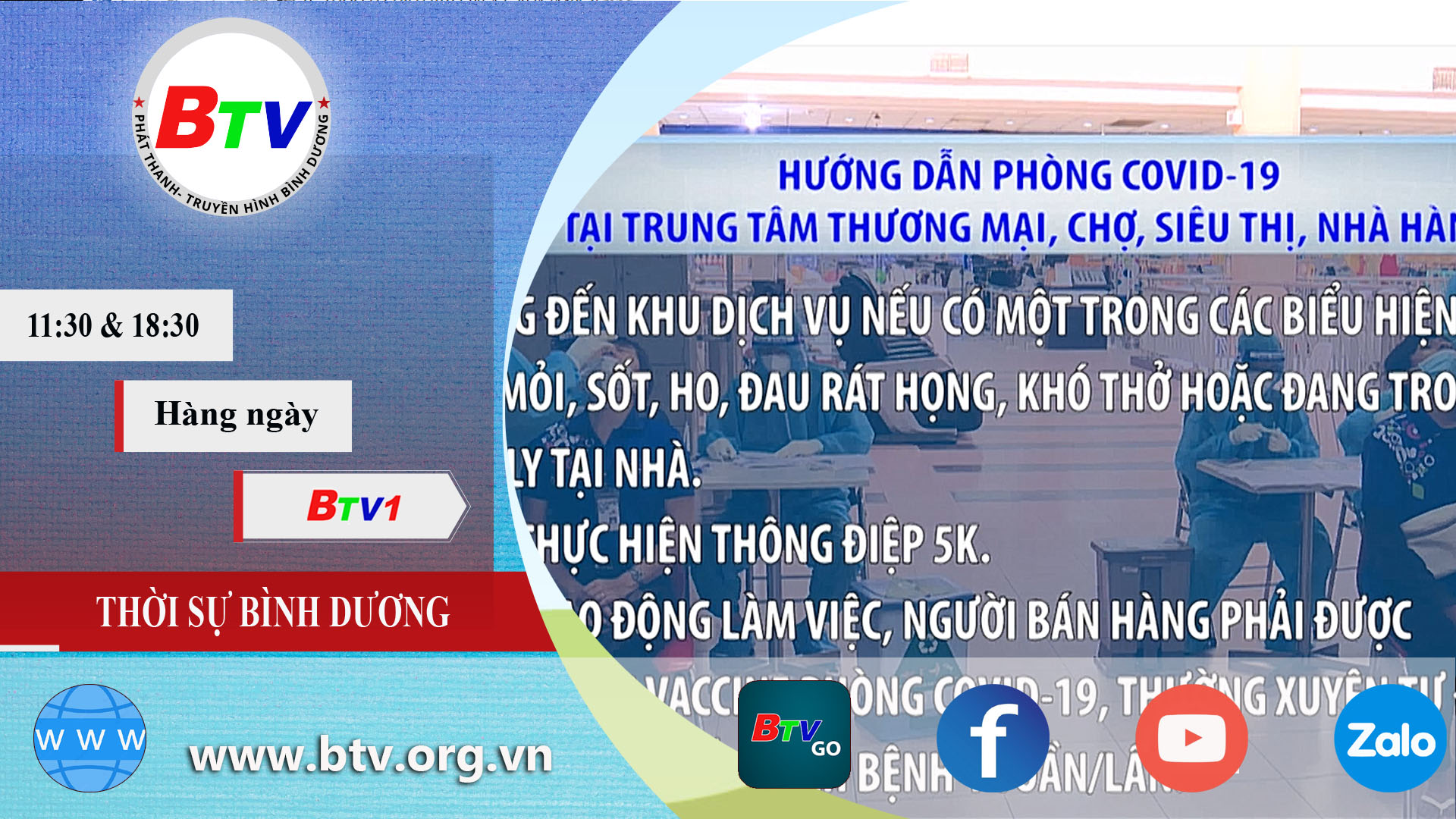 Hướng dẫn phòng Covid-19 tại trung tâm thương mại, chợ, siêu thị, nhà hàng