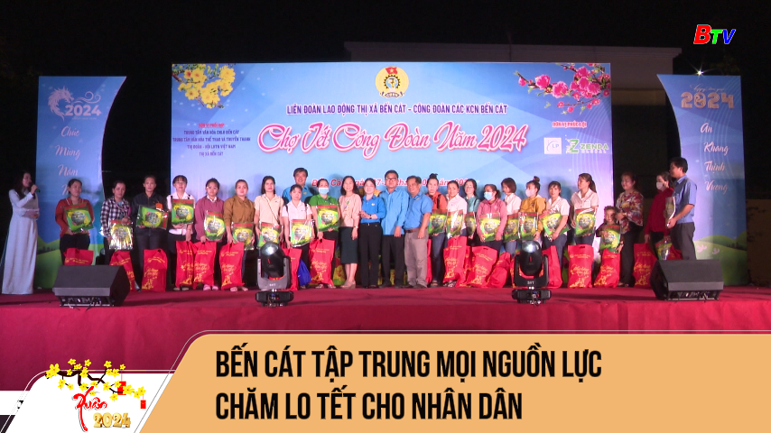 Bến Cát tập trung mọi nguồn lực chăm lo Tết cho nhân dân