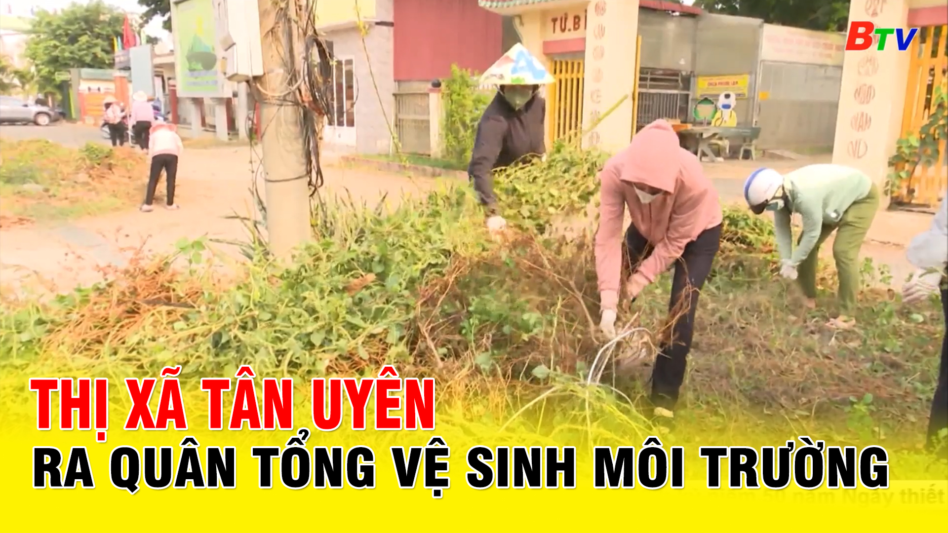 Thị xã Tân Uyên - Ra quân tổng vệ sinh môi trường