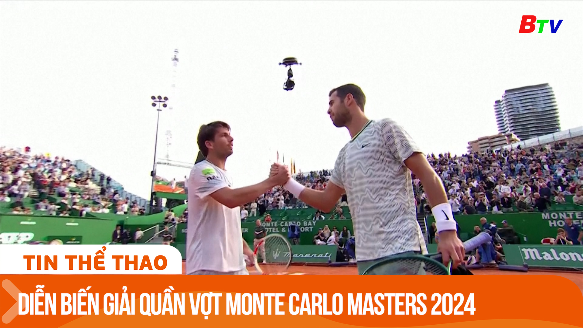 Diễn biến vòng 1 giải quần vợt Monte Carlo Masters 2024 | Tin Thể thao 24h	