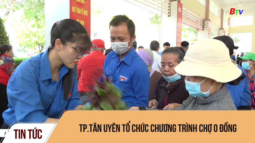 TP.Tân Uyên tổ chức chương trình chợ 0 đồng