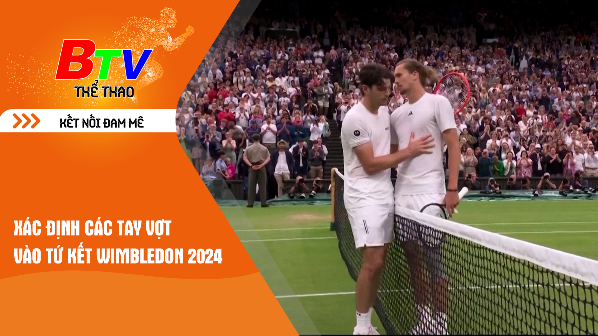Xác định các tay vợt vào tứ kết Wimbledon 2024 | Tin Thể thao 24h	