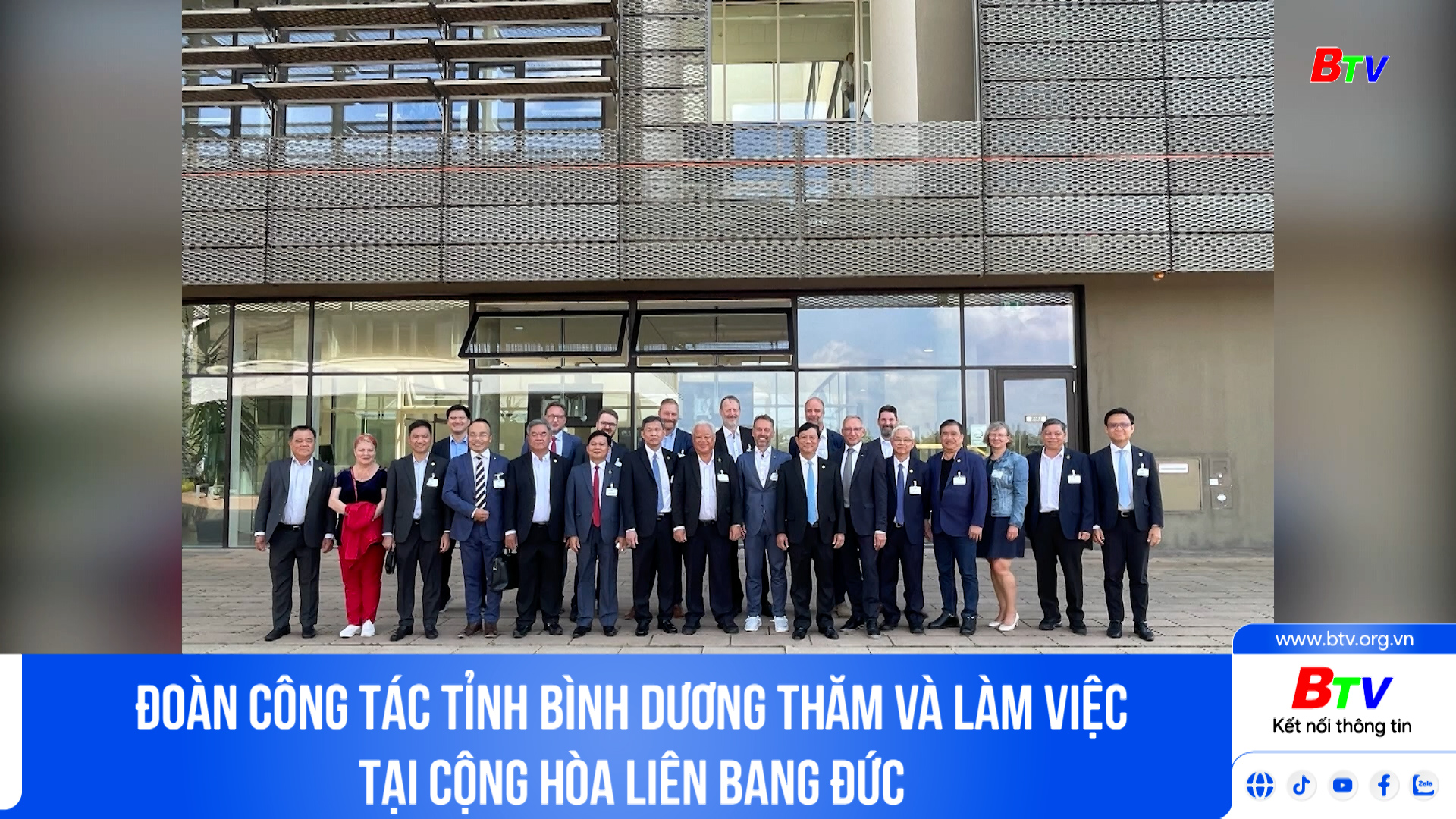 Đoàn công tác tỉnh Bình Dương thăm và làm việc tại Cộng hòa Liên bang Đức