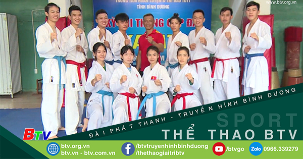 Đội tuyển Karate Bình Dương chuẩn bị cho Giải vô địch Quốc gia 2021