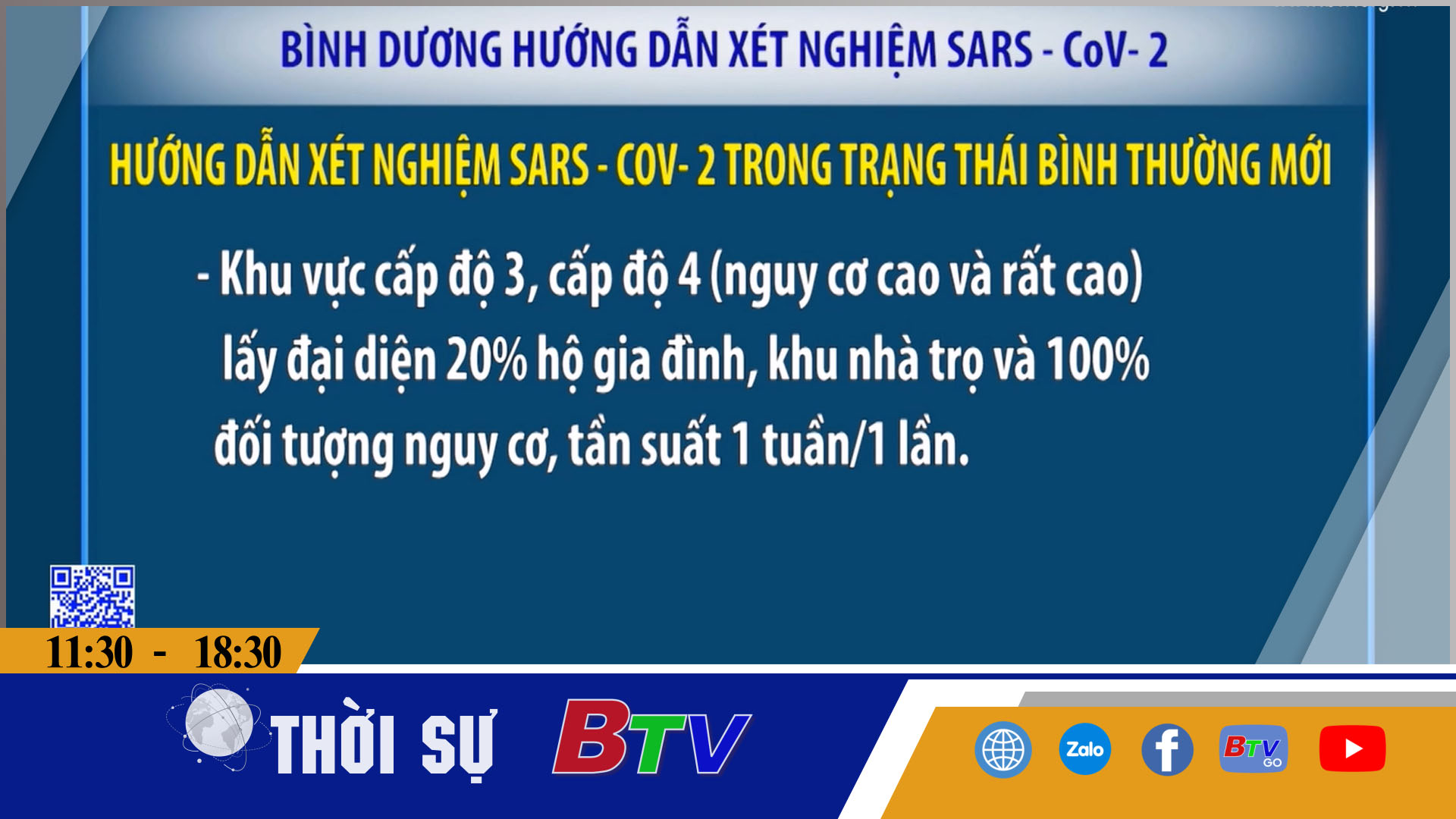 Bình Dương hướng dẫn xét nghiệm SARS-CoV-2 trong trạng thái bình thường mới