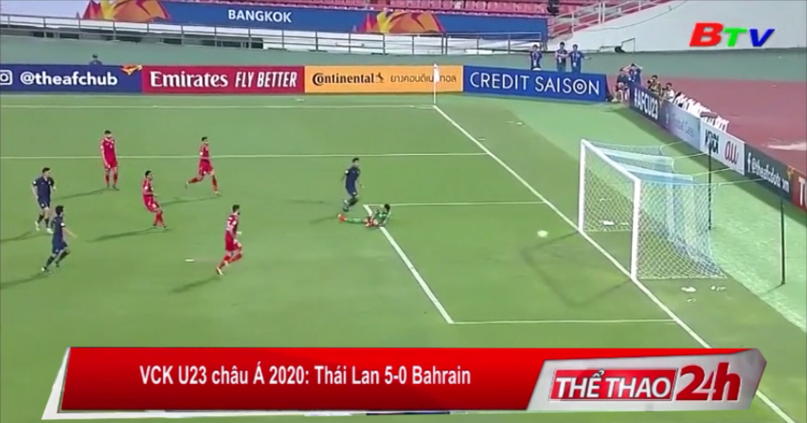 U23 Thái Lan thắng đậm U23 Bahrain trong ngày ra quân VCK U23 châu Á 2020
