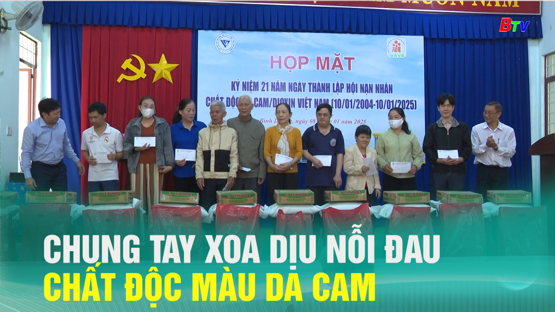 Chung tay xoa dịu nỗi đau chất độc màu da cam