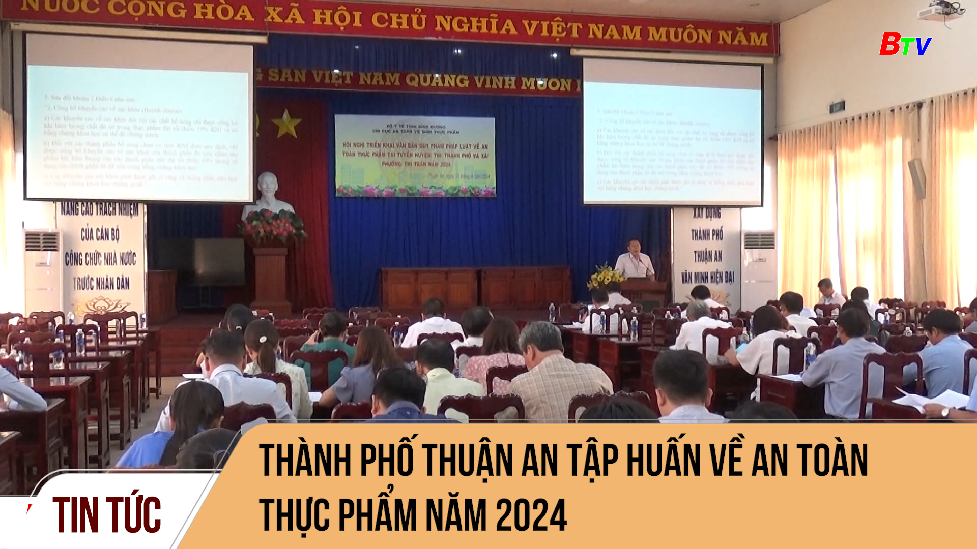 Thành phố Thuận An tập huấn về an toàn thực phẩm năm 2024