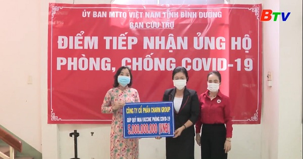 Bình Dương tiếp nhận 5,5 tỷ đồng vào quỹ vaccine COVID-19