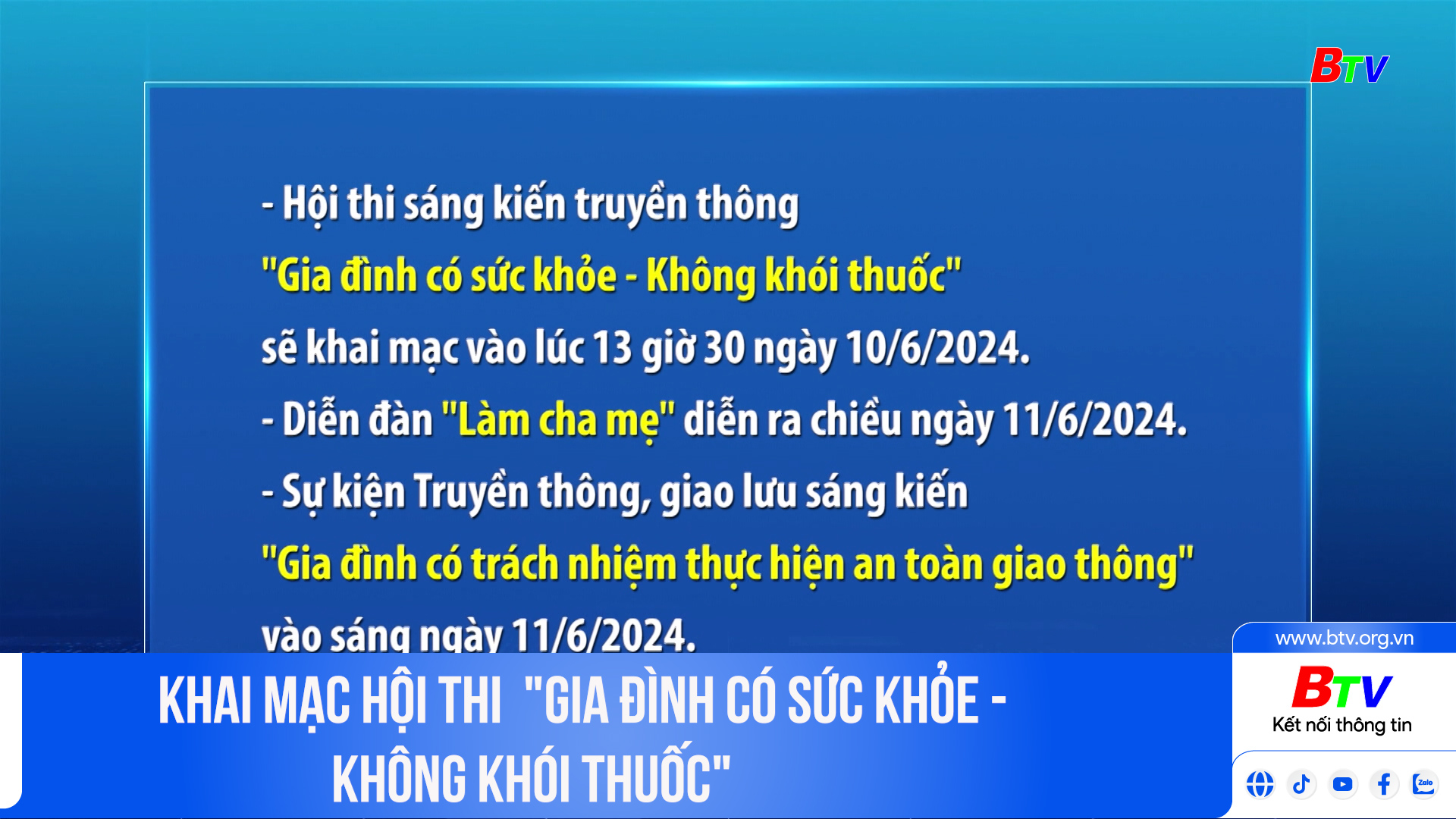 Khai mạc Hội thi 