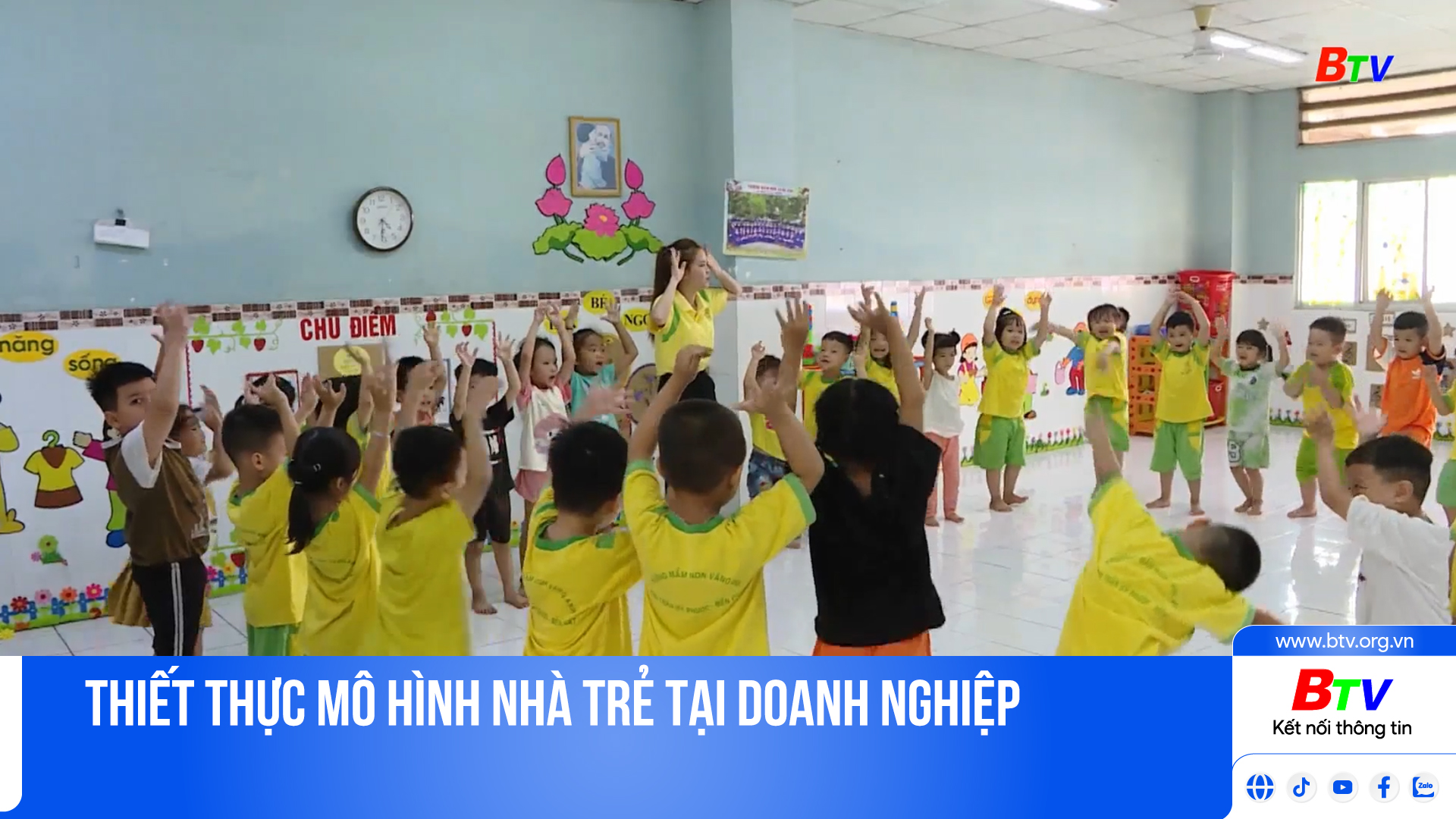 Thiết thực mô hình nhà trẻ tại doanh nghiệp