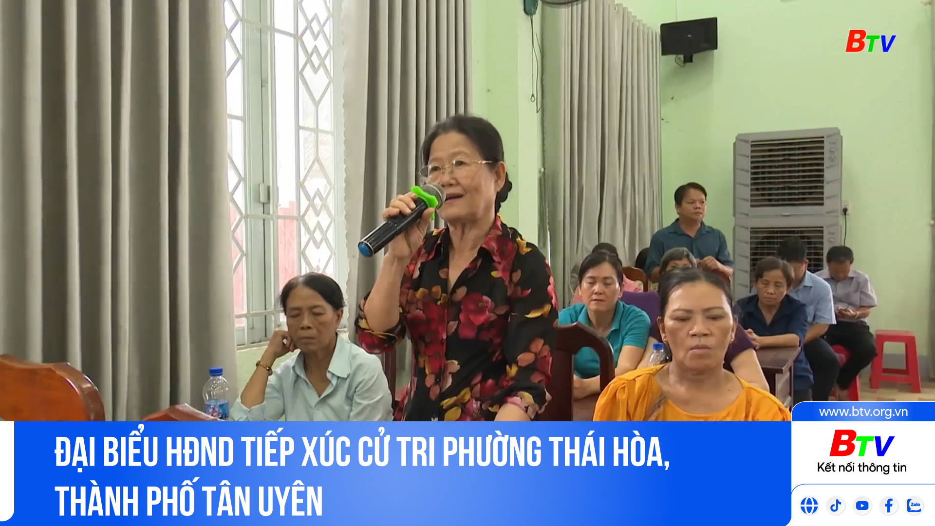 Đại biểu HĐND tiếp xúc cử tri phường Thái Hòa, thành phố Tân Uyên