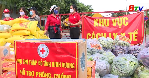 Hỗ trợ hàng hóa các khu vực phong tỏa tại Thành phố Dĩ An