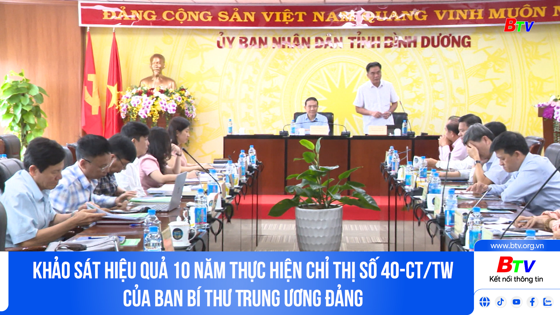 Khảo sát hiệu quả 10 năm thực hiện Chỉ thị số 40-CT/TW của Ban Bí thư Trung ương Đảng