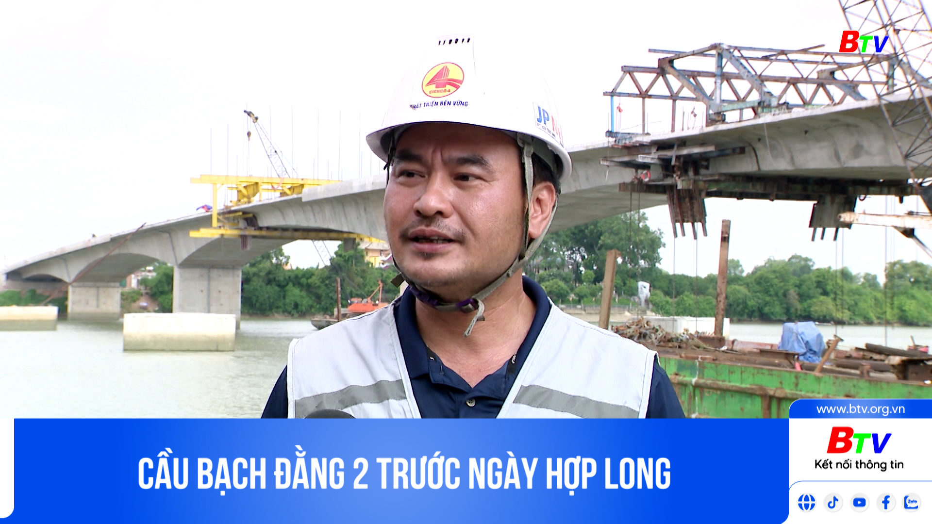 Cầu Bạch Đằng 2 trước ngày hợp long