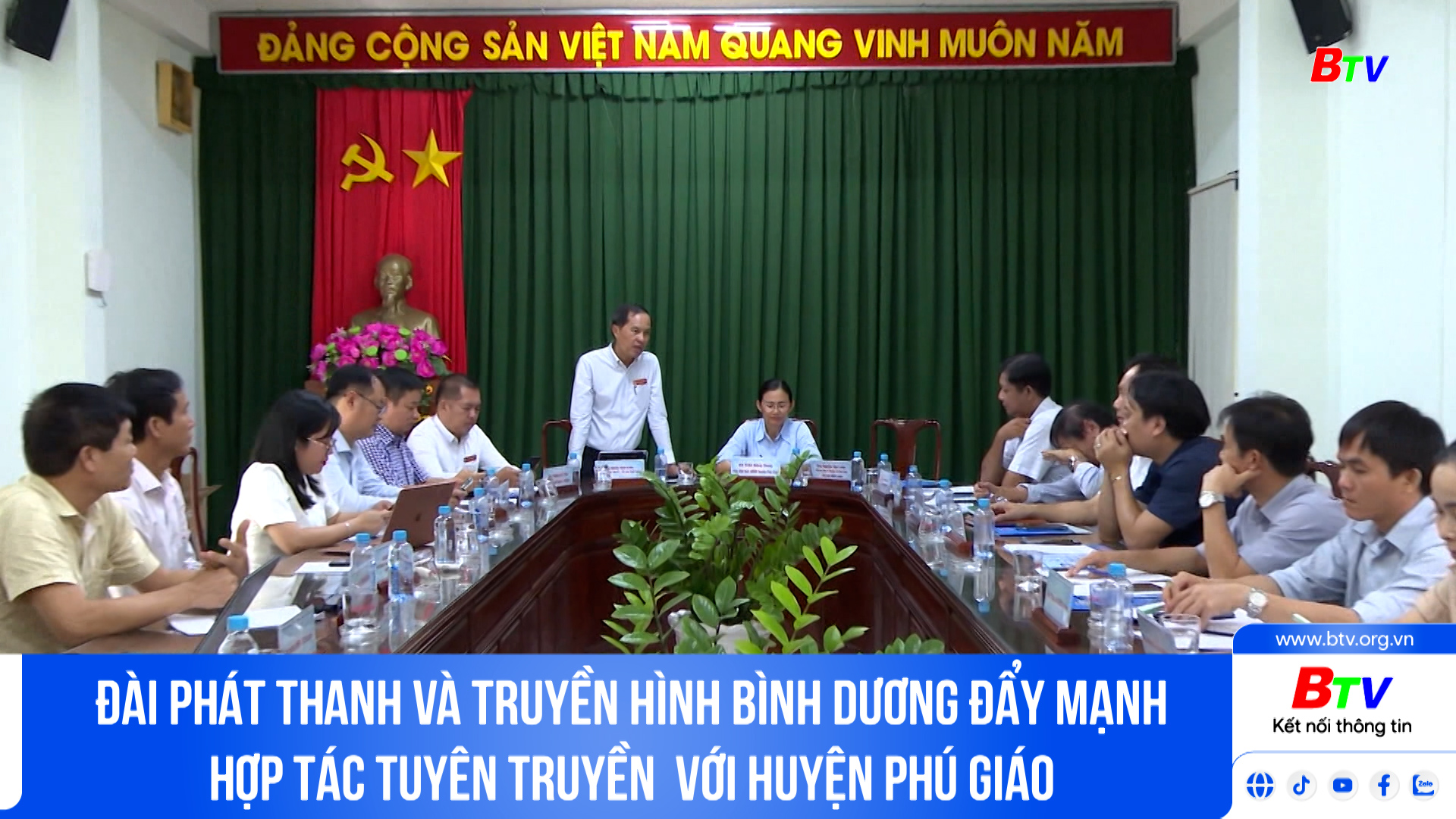 Đài phát thanh và truyền hình Bình Dương đẩy mạnh hợp tác tuyên truyền với huyện Phú Giáo