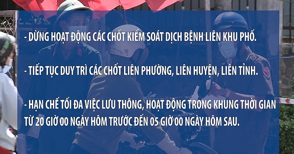 Một số qui định về phòng, chống dịch Covid-19 trên địa bàn Tp.Thủ Dầu Một từ 0g ngày 10/9/2021 đến 15/9/2021