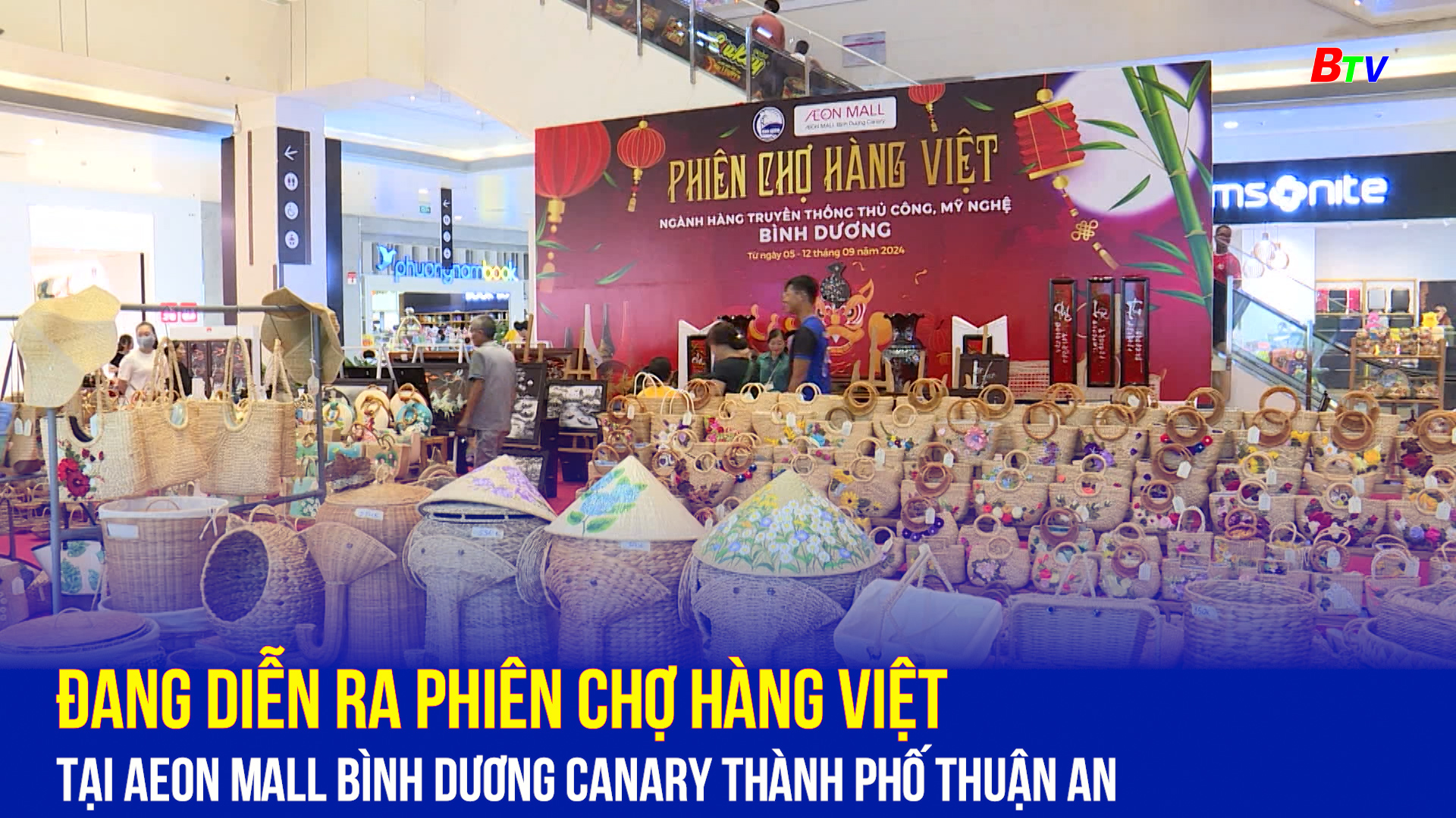 Đang diễn ra Phiên chợ hàng Việt tại Aeon Mall Bình Dương Canary thành phố Thuận An