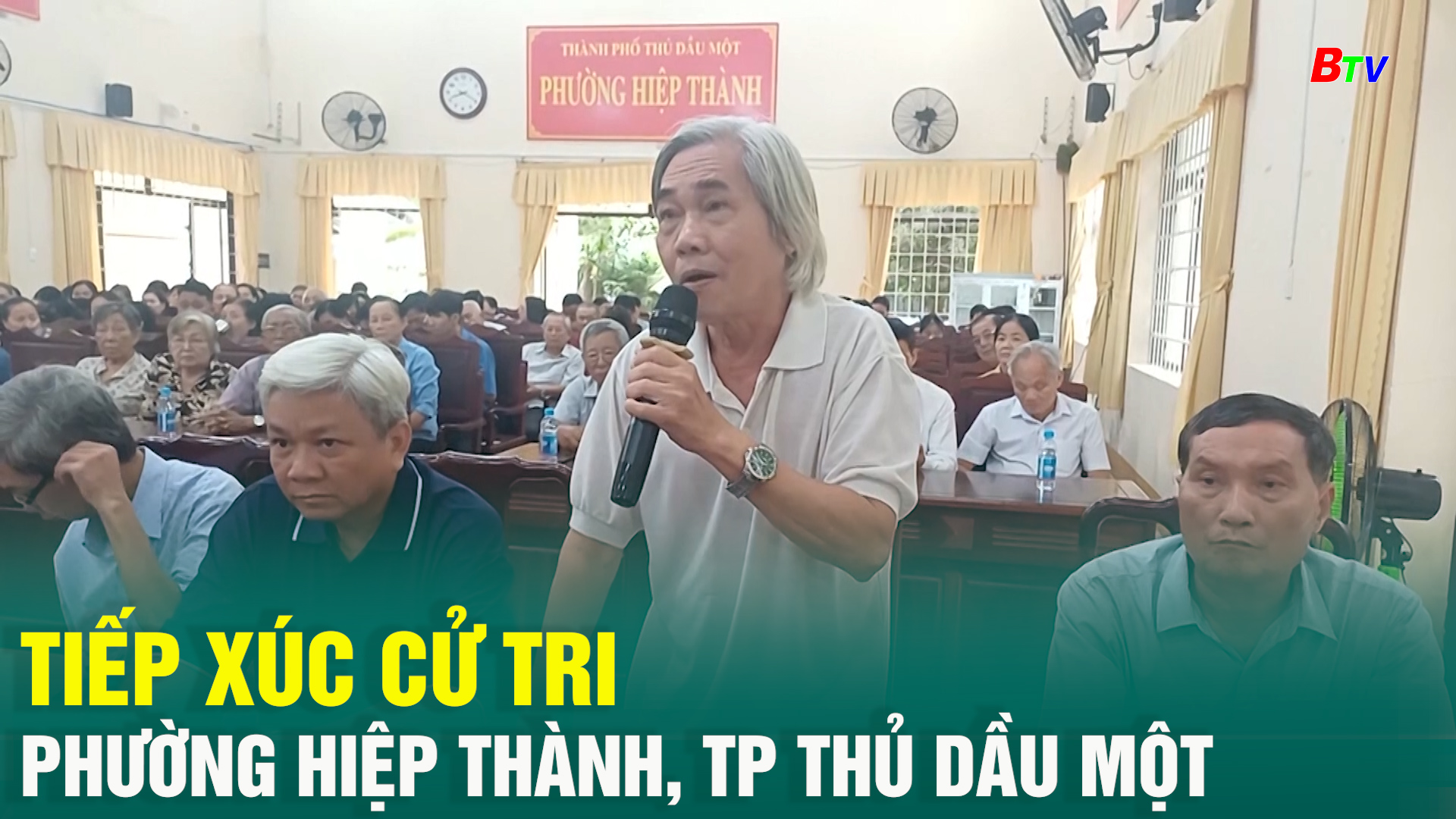 Tiếp xúc cử tri phường Hiệp Thành, Tp Thủ Dầu Một