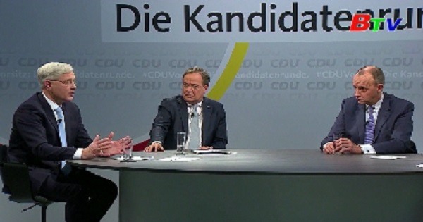 Đức - Tranh luận giữa các ứng viên vào vị trí chủ tịch CDU