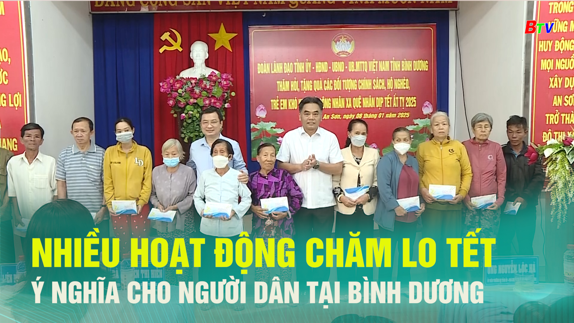 Nhiều hoạt động chăm lo Tết ý nghĩa cho người dân tại Bình Dương