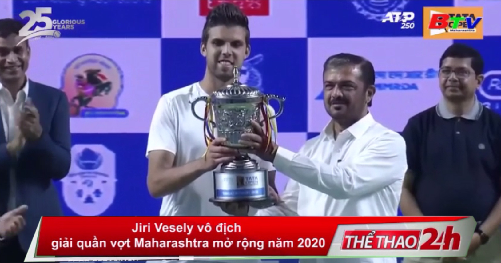 Jiri Vesely vô địch Giải quần vợt Maharashtra mở rộng năm 2020