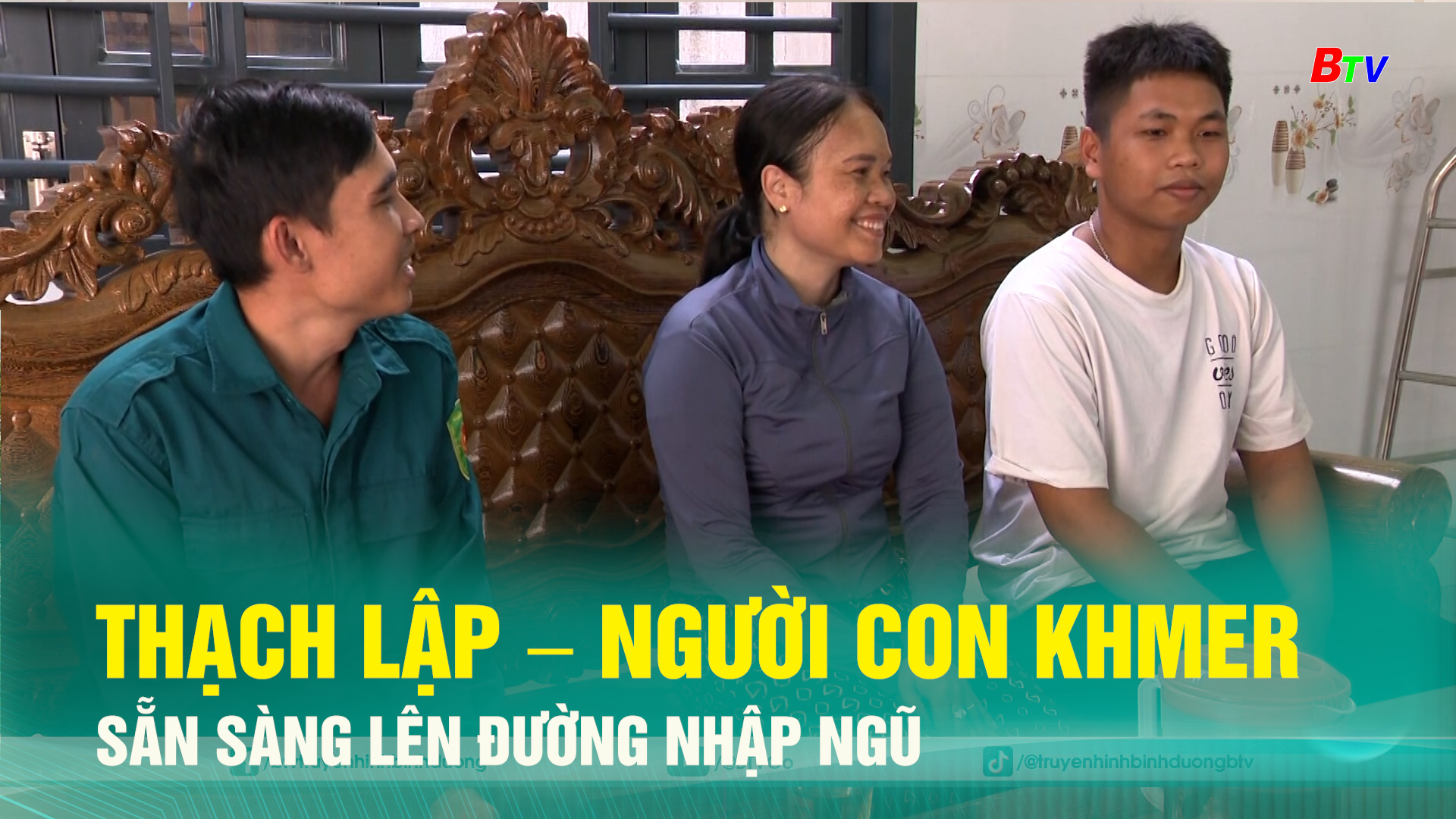 Thạch Lập – Người con Khmer sẵn sàng lên đường nhập ngũ