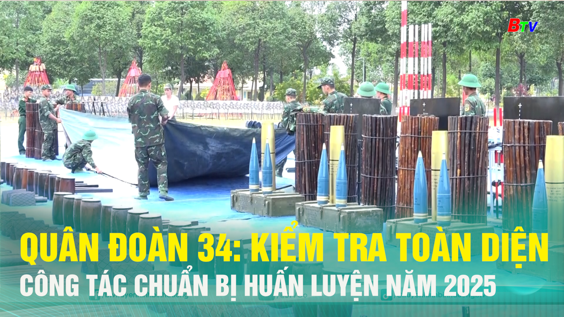 Quân đoàn 34: Kiểm tra toàn diện công tác chuẩn bị huấn luyện năm 2025