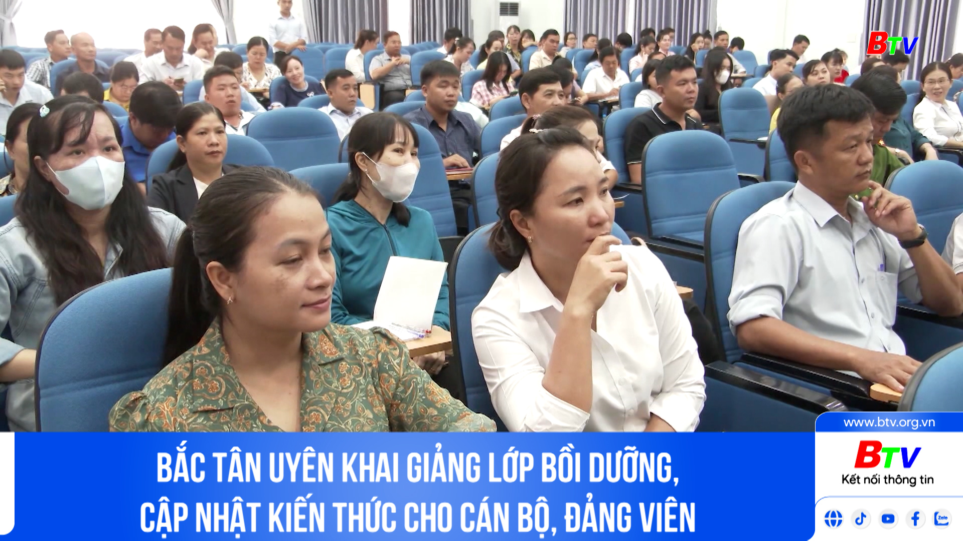 Bắc Tân Uyên khai giảng lớp bồi dưỡng, cập nhật kiến thức cho cán bộ, đảng viên