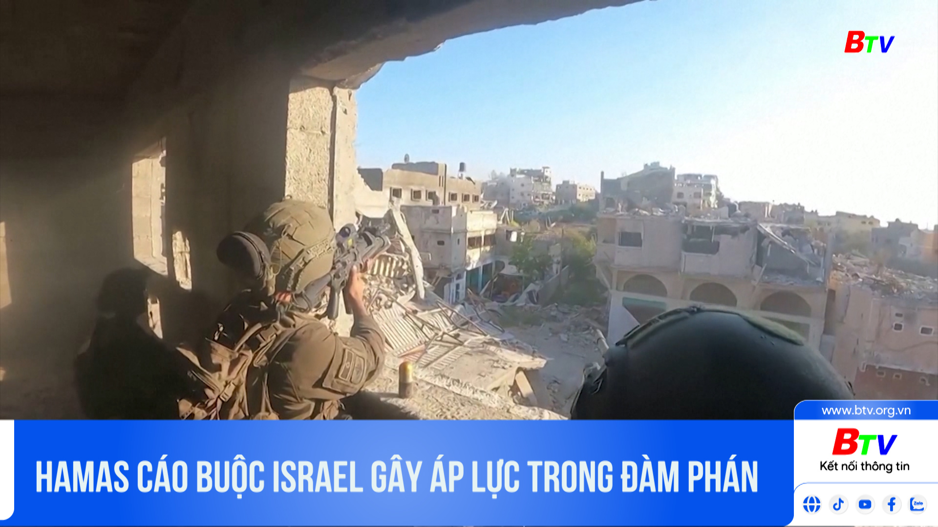 Hamas cáo buộc Israel gây áp lực trong đàm phán	