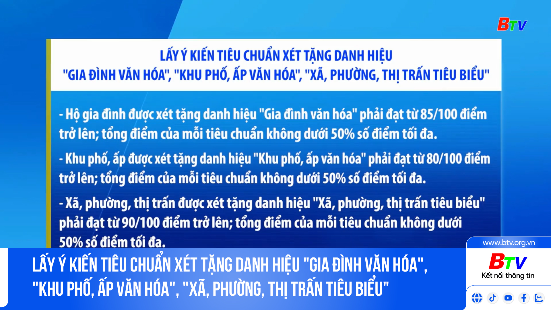 Lấy ý kiến tiêu chuẩn xét tặng danh hiệu 