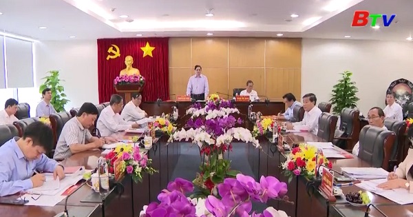 Bình Dương báo cáo Bộ Chính trị về tổ chức Đại hội Đảng bộ tỉnh