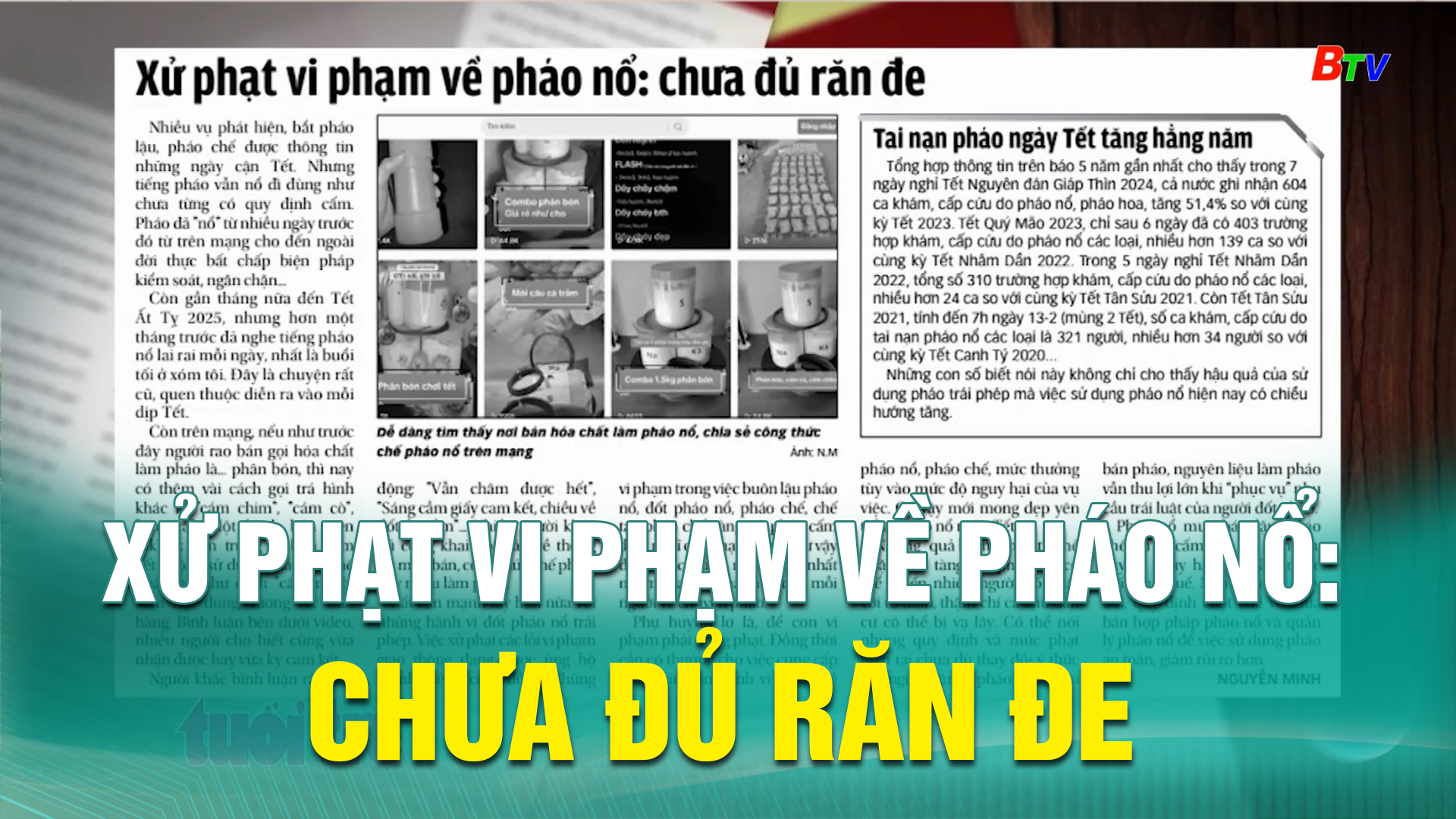 Xử phạt vi phạm về pháo nổ: chưa đủ răn đe