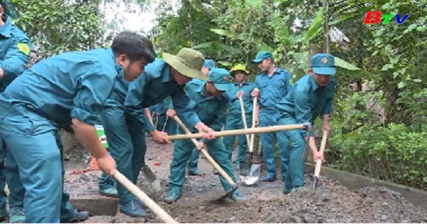 	Lực lượng vũ trang Bình Dương thực hiện tốt chính sách hậu phương quân đội