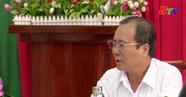 Tỉnh ủy kiểm tra công tác chuẩn bị Đại hội Đảng tại Thuận An
