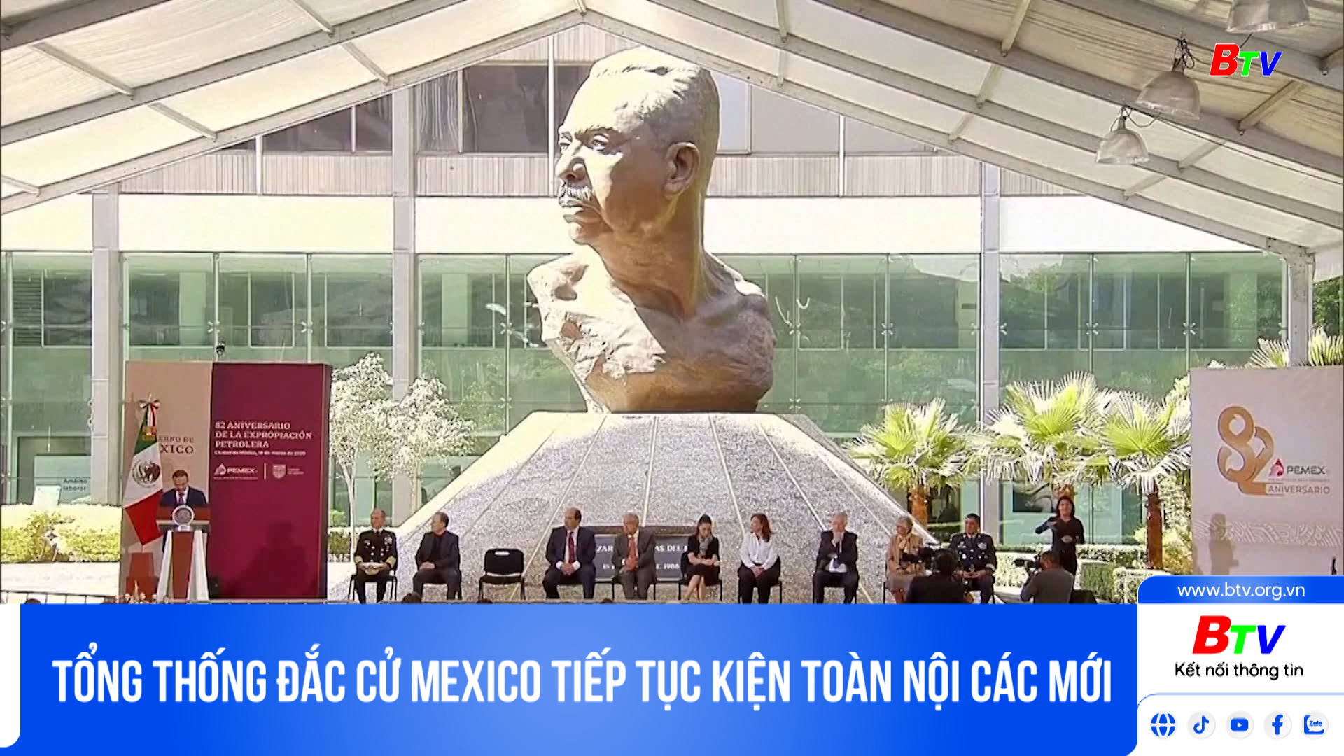 Tổng thống đắc cử Mexico tiếp tục kiện toàn nội các mới