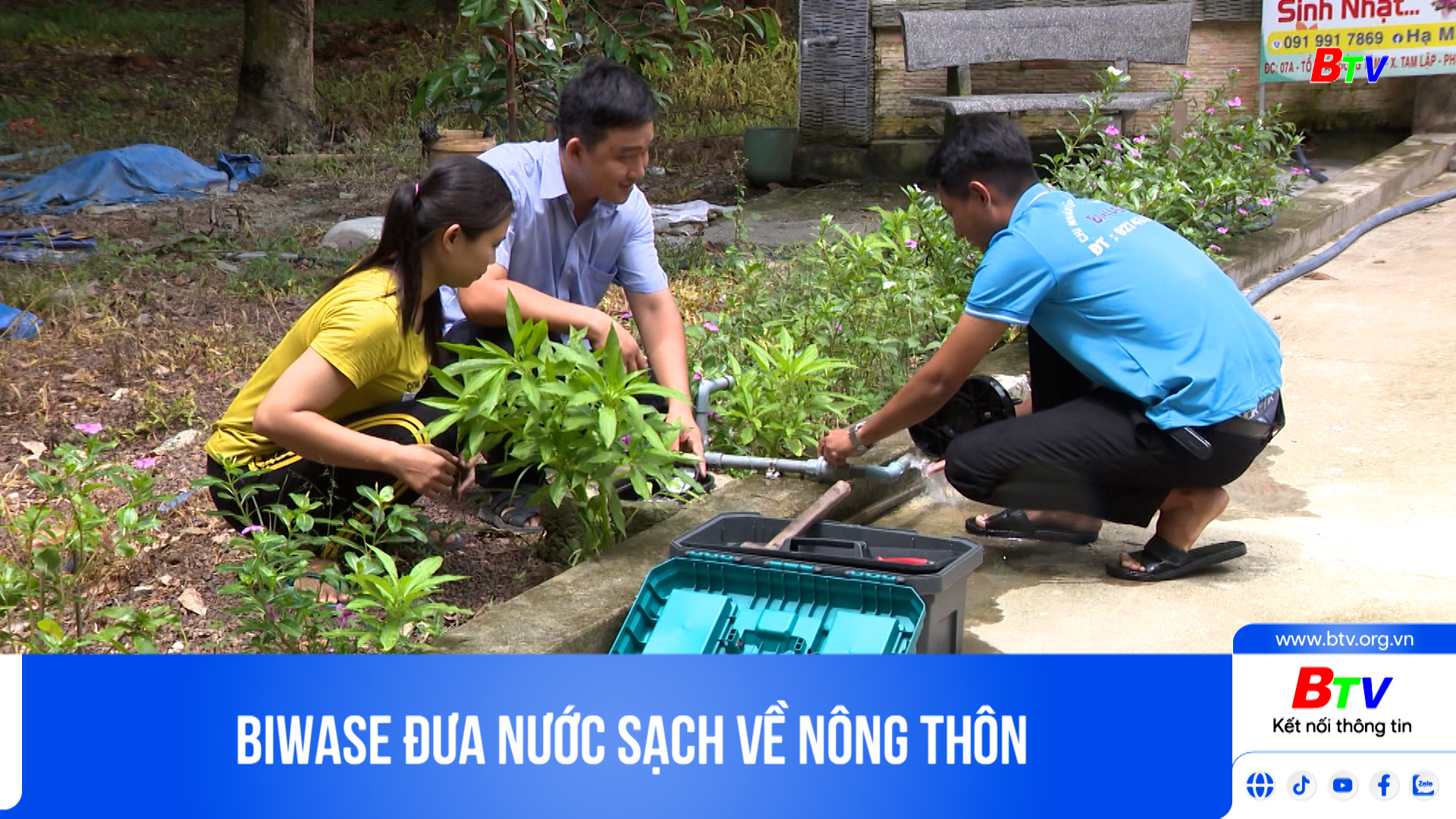 Biwase đưa nước sạch về nông thôn