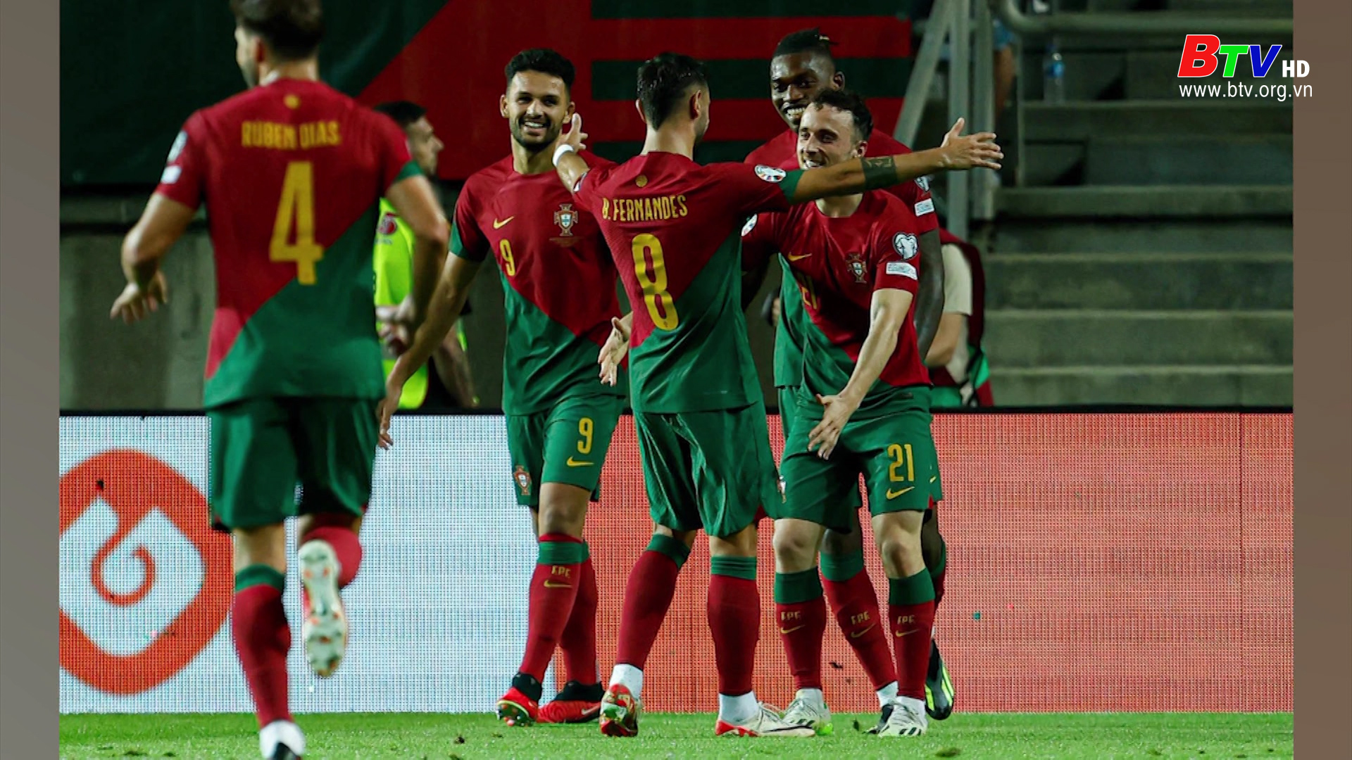 Bồ Đào Nha thắng 9-0 ở bảng J vòng loại Euro 2024