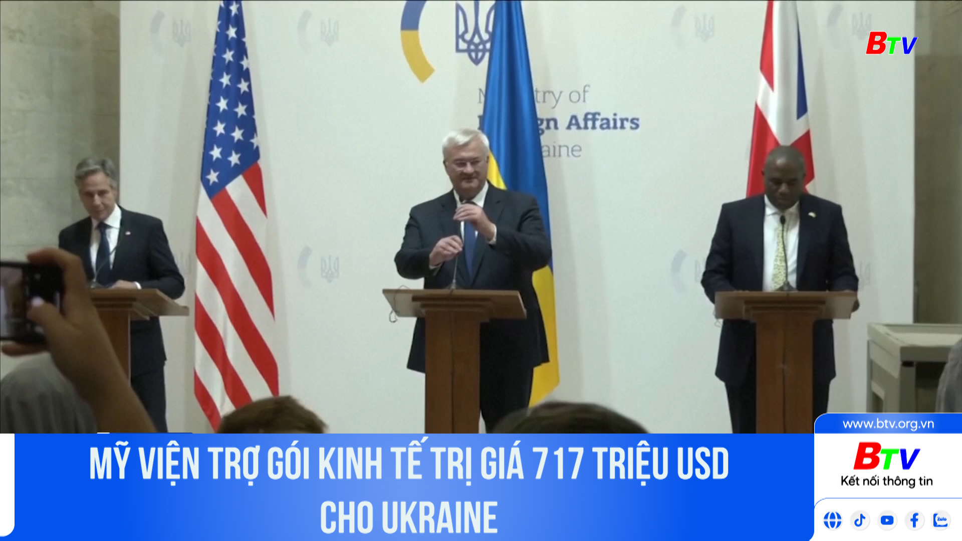 Mỹ viện trợ gói kinh tế trị giá 717 triệu USD cho Ukraine