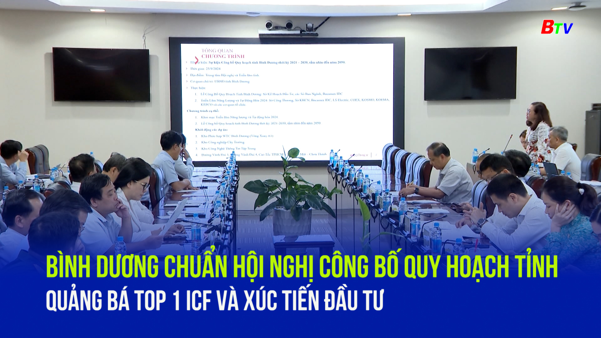 Bình Dương chuẩn hội nghị công bố quy hoạch tỉnh quảng bá Top 1 ICF và xúc tiến đầu tư