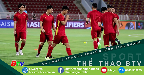 Đội tuyển Việt Nam sẵn sàng cho trận đấu với đội tuyển Oman