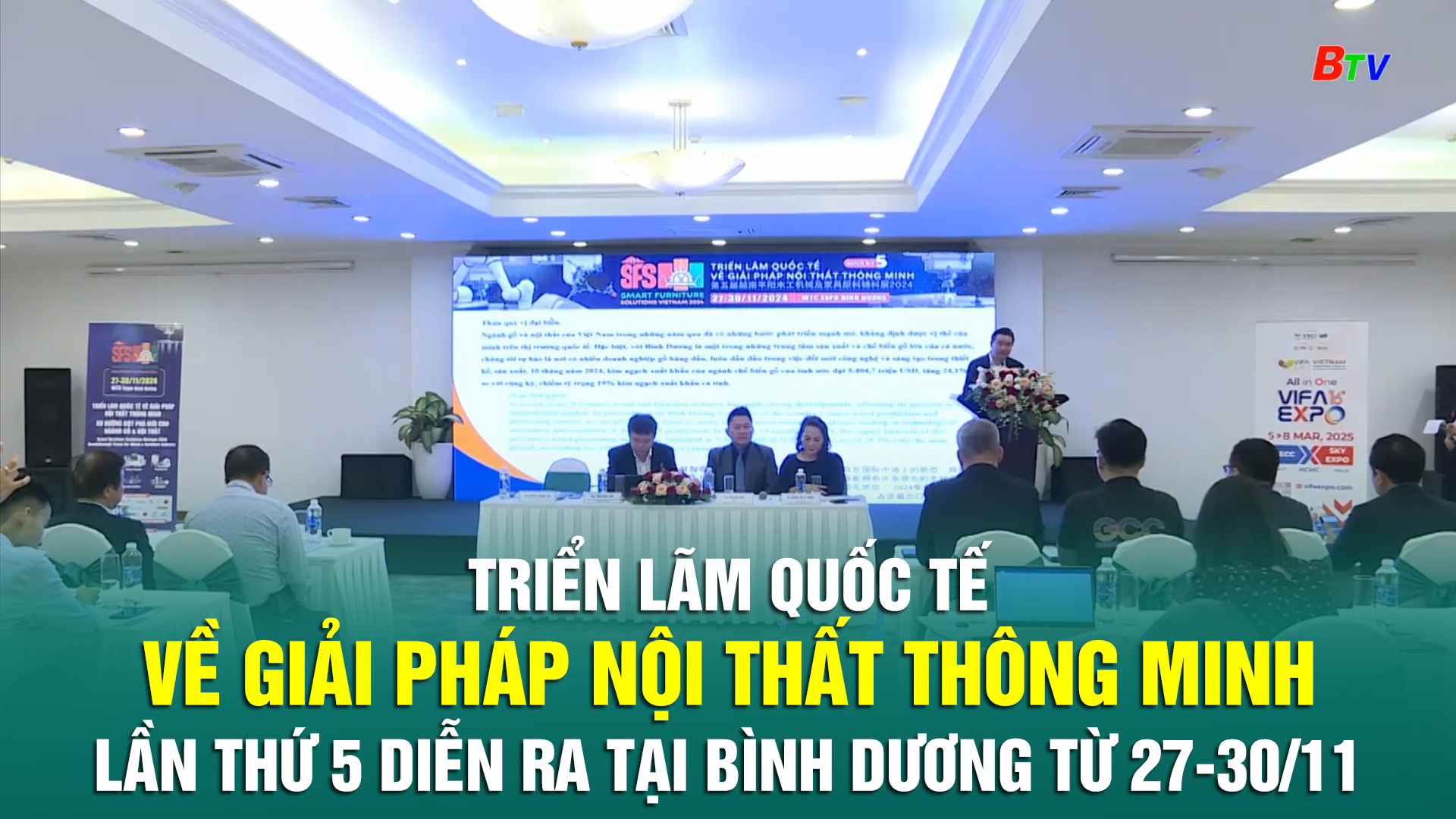 Triển lãm Quốc tế về Giải pháp nội thất thông minh lần thứ 5 diễn ra tại Bình Dương từ 27-30/11