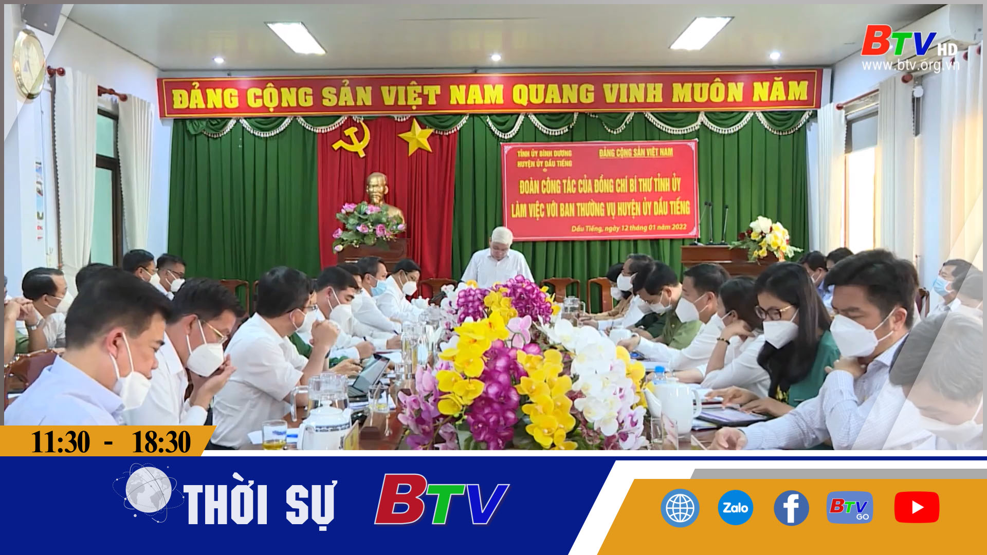 Bí thư Tỉnh ủy làm việc huyện Dầu Tiếng